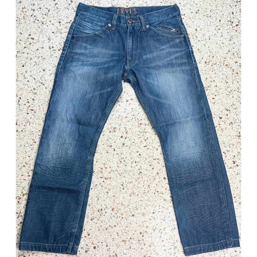 Levi's 514 Slim Straight Mens 8 Pocket Design Straigh Leg Denim Jeans Size 33x30